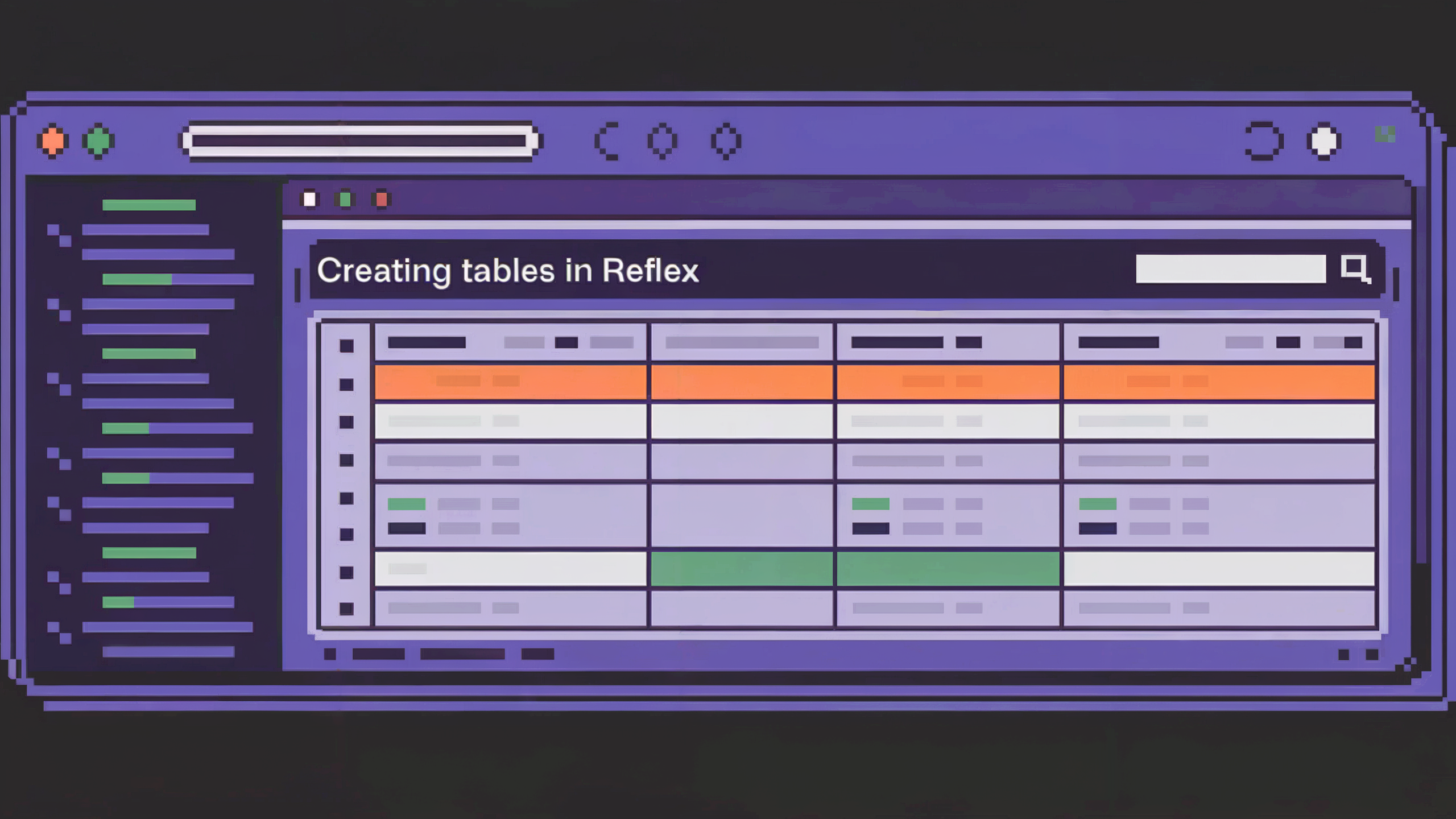 Image preview for blog post: Creating Tables in Reflex