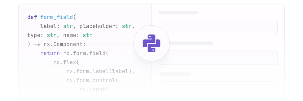 Work With UI and Backend in 100% Python image